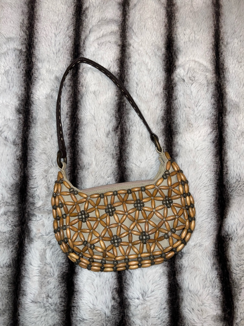 vintage beaded ninewest mini bag